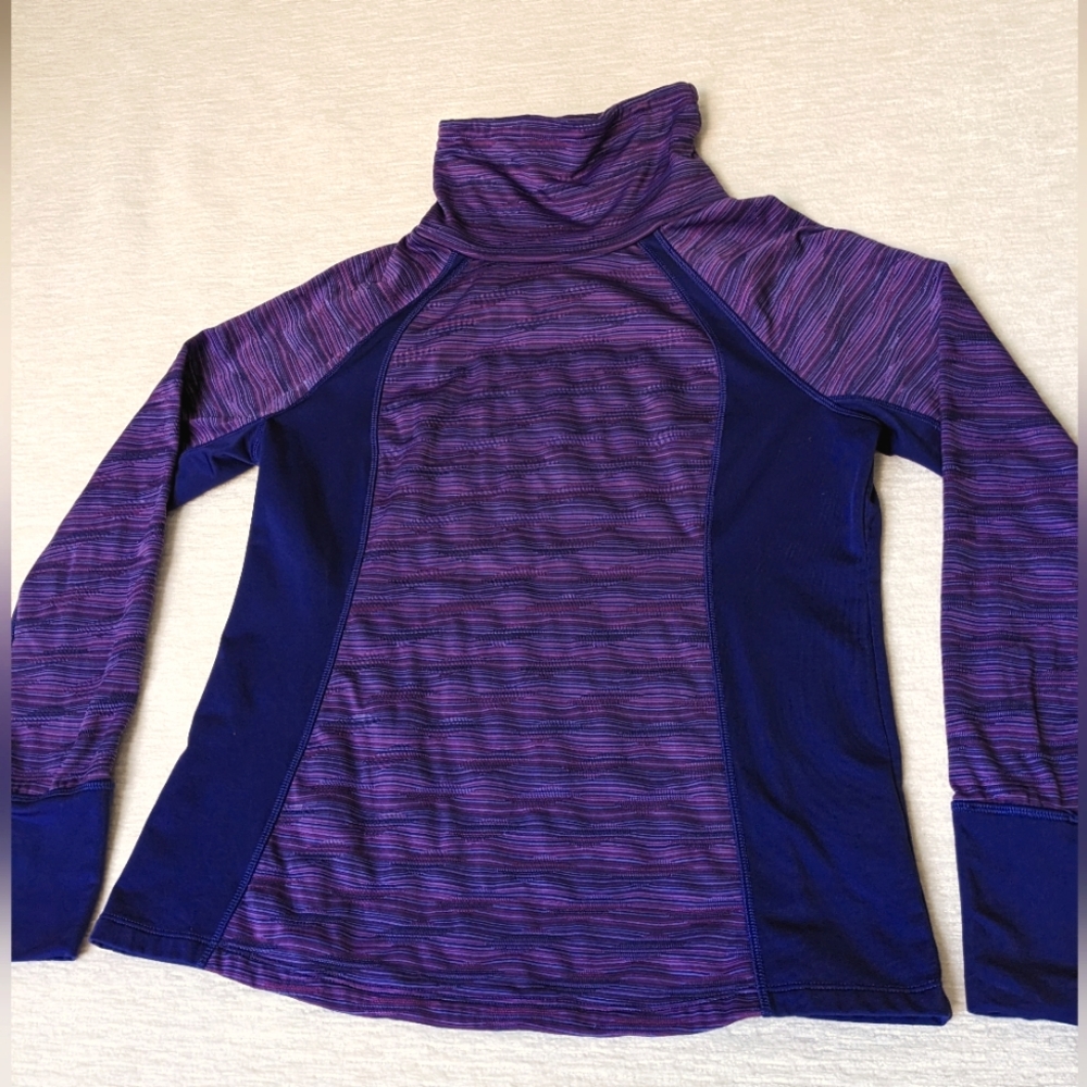 Cascade Sport Performance Women's Purple Quick Drying Walking/ Running Top